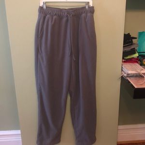 Men’s Lands End Sweatpants Gray M